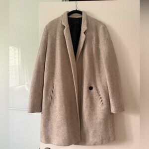 Zara light gray wool-blend Women's Coat
